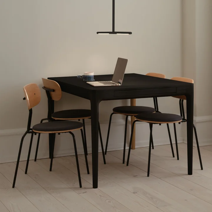 Umage - Heart'n'Soul Dining table, 90 x 120 cm, black oak