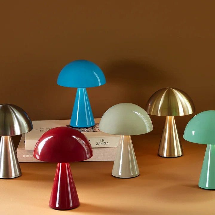 Mush rechargeable table lamp, mini by Hübsch Interior