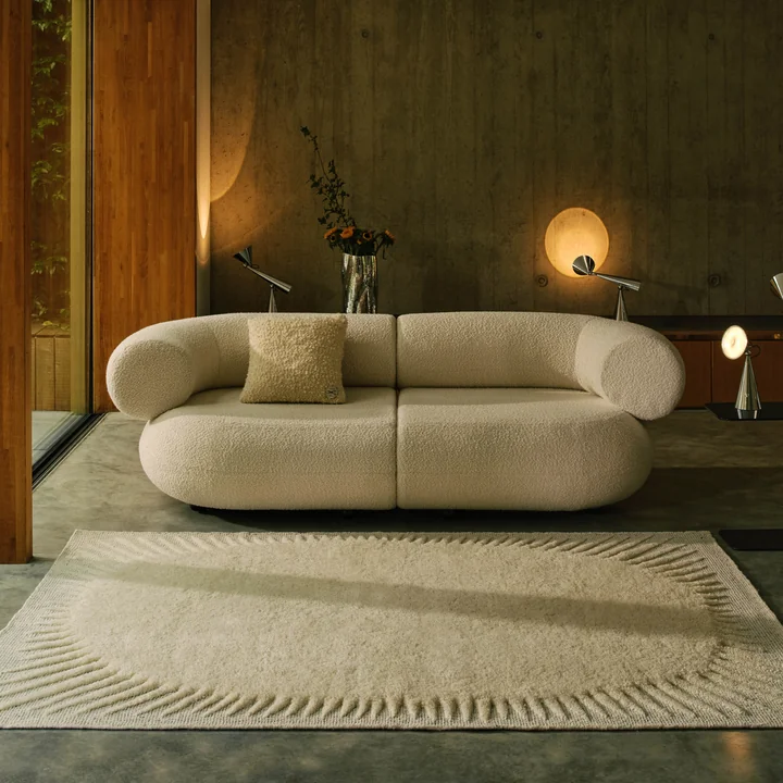 Tom Dixon - Edgy rug, natural