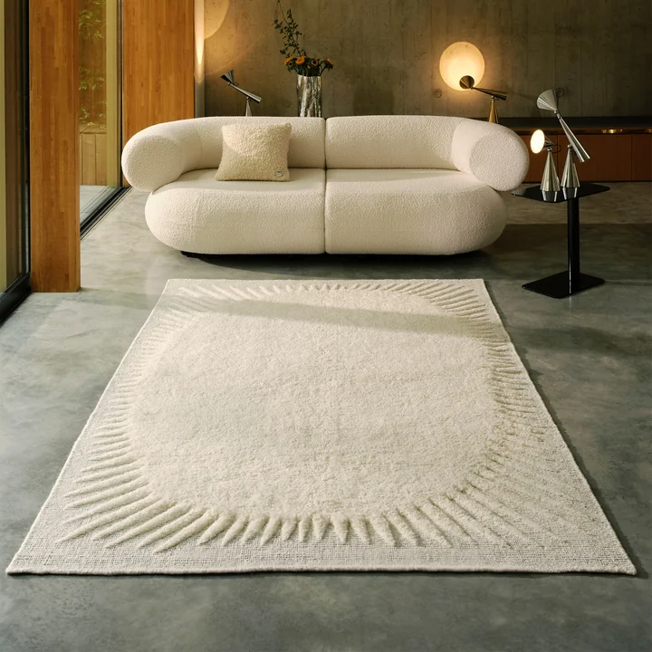 Tom Dixon - Edgy rug, natural