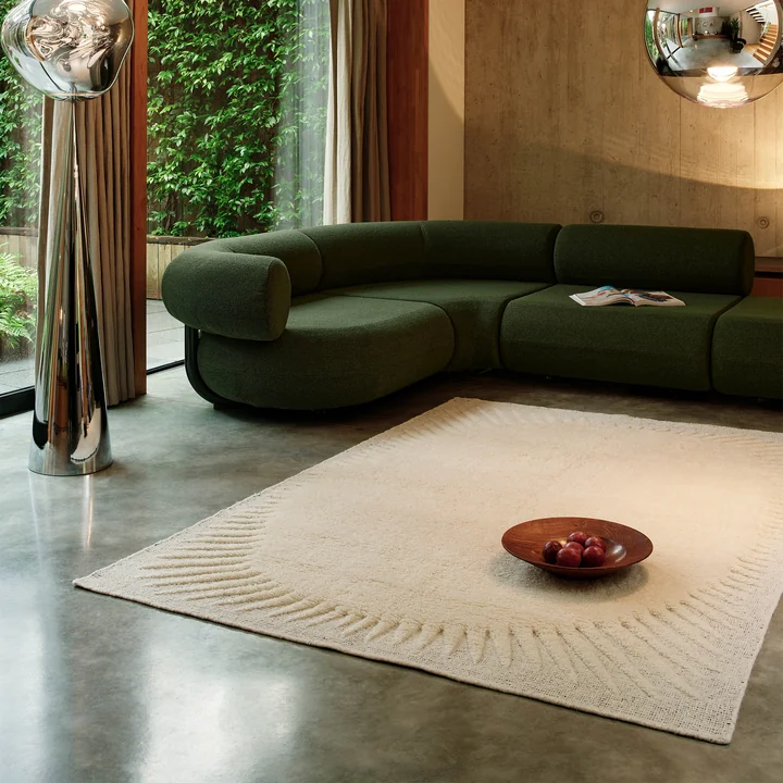 Tom Dixon - Edgy rug, natural