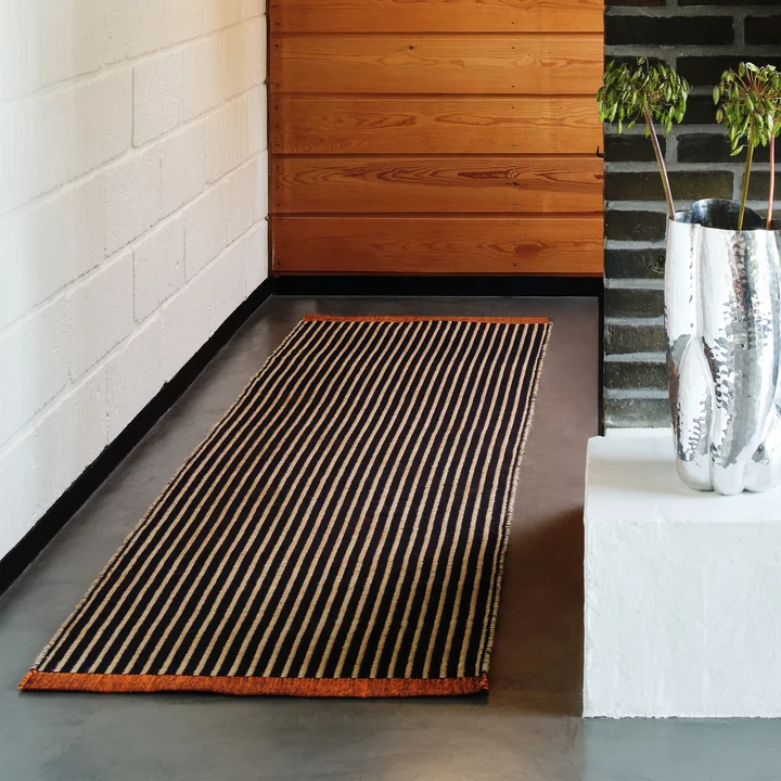 Tom Dixon - Line carpet runner, 70 x 250 cm, black