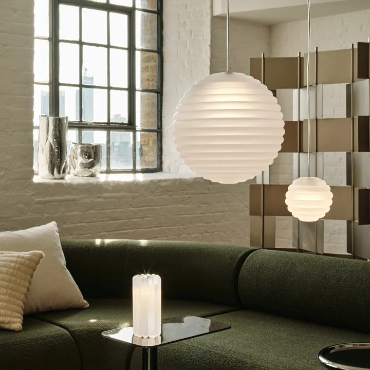 Tom Dixon - Press LED pendant light Sphere, matt