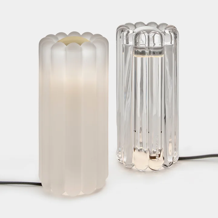Tom Dixon - Press LED table lamp, frosted and clear
