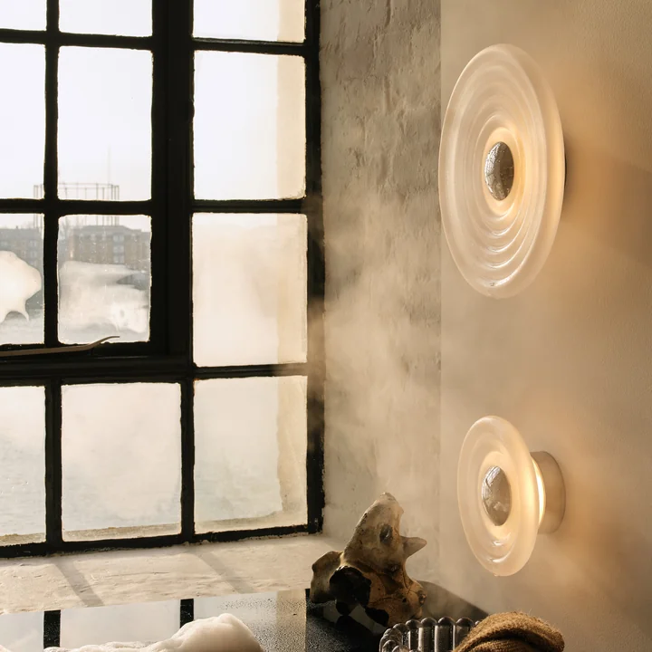 Tom Dixon - Press Surface LED wall light, Large and Mini, frosted