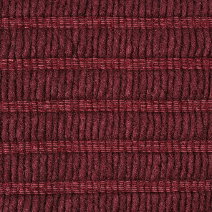 Tom Dixon - Ridge cushion, 45 x 45 cm, burgundy red