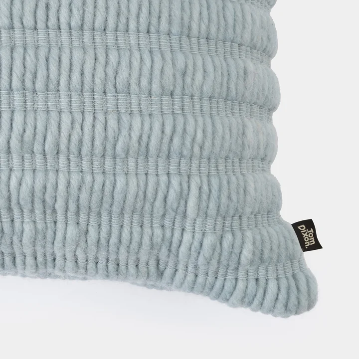 Tom Dixon - Ridge cushion, 45 x 45 cm, light blue