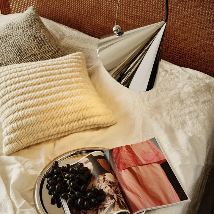 Tom Dixon - Ridge cushion, 45 x 45 cm, natural