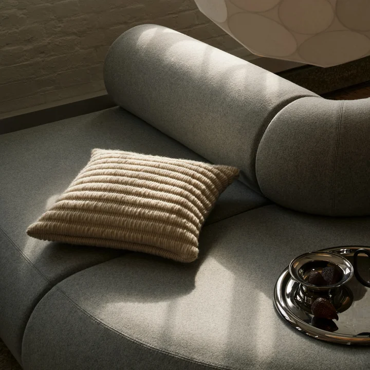 Tom Dixon - Ridge cushion, 45 x 45 cm, natural