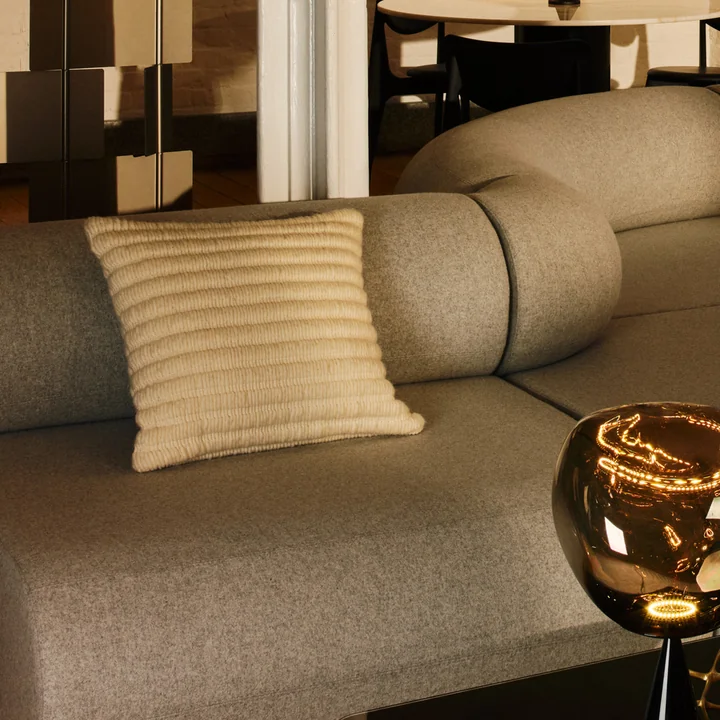 Tom Dixon - Ridge cushion, 45 x 45 cm, natural