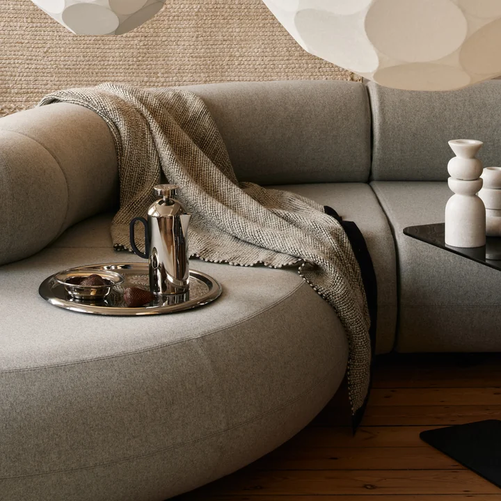 Tom Dixon - Thread blanket, 140 x 180 cm, black / white