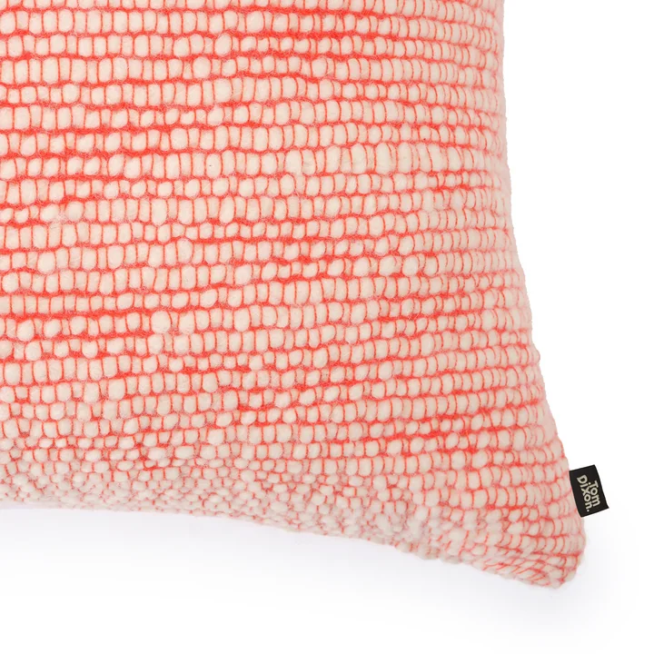 Tom Dixon - Thread cushion, 50 x 50 cm, orange / white