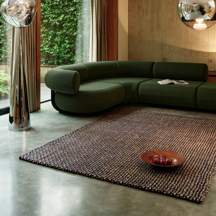 Tom Dixon - Weave rug, blue