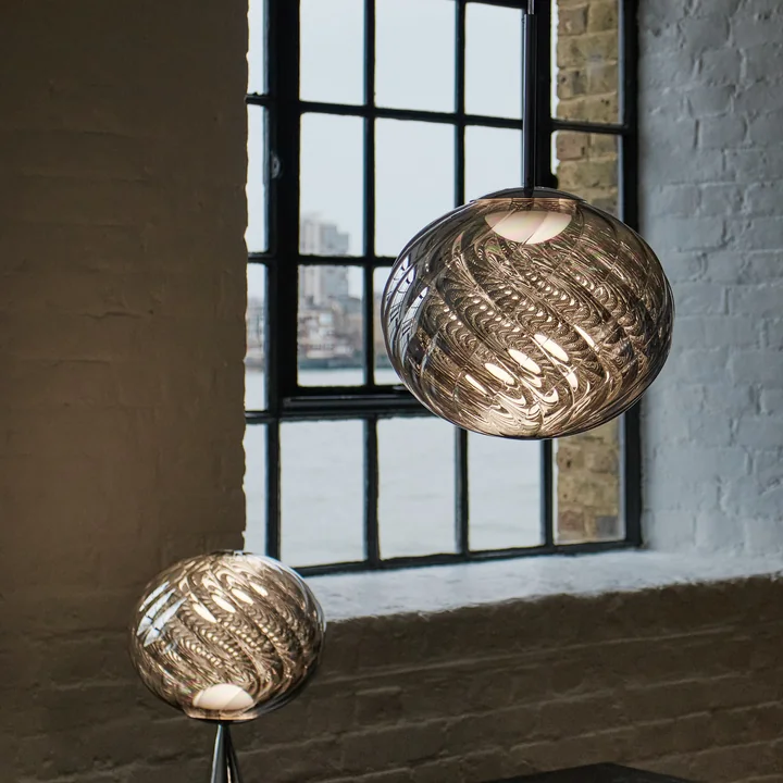 Tom Dixon - Whirl pendant light, Ø 30 cm, silver