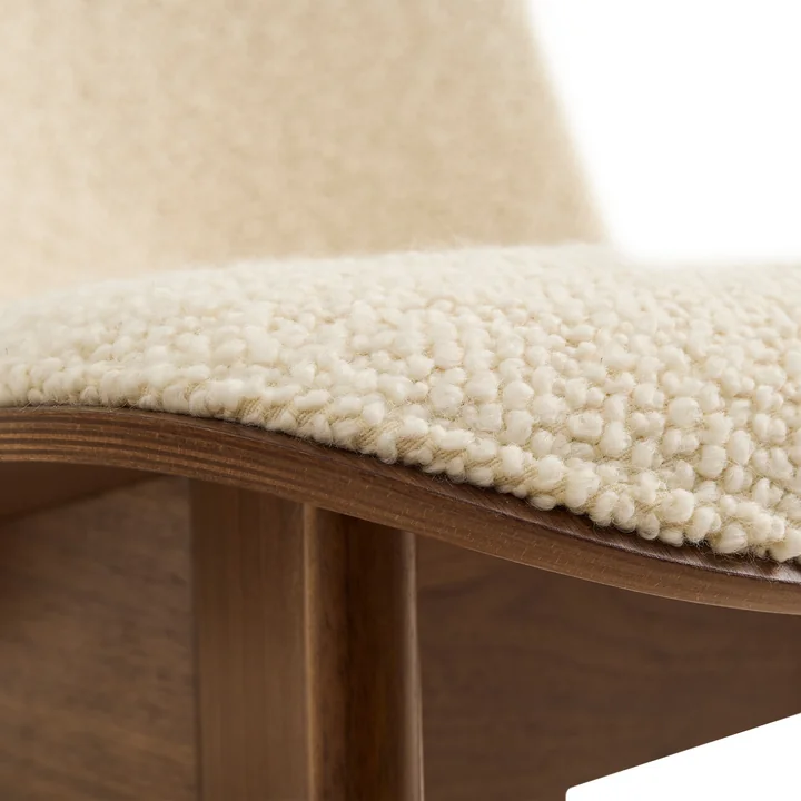 HAY - Chisel Lounge Chair, walnut / cream (Volume 01)