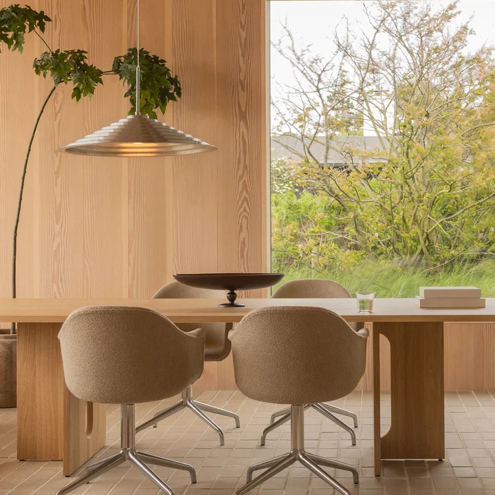 Audo - Chancery LED pendant light, silver