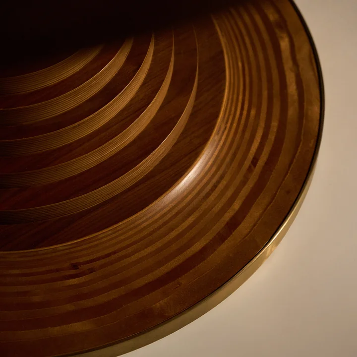 Gubi - Tavolo a Dischi Dining table, American walnut