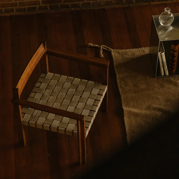 Frama - Symmetry armchair, ash honey / oat