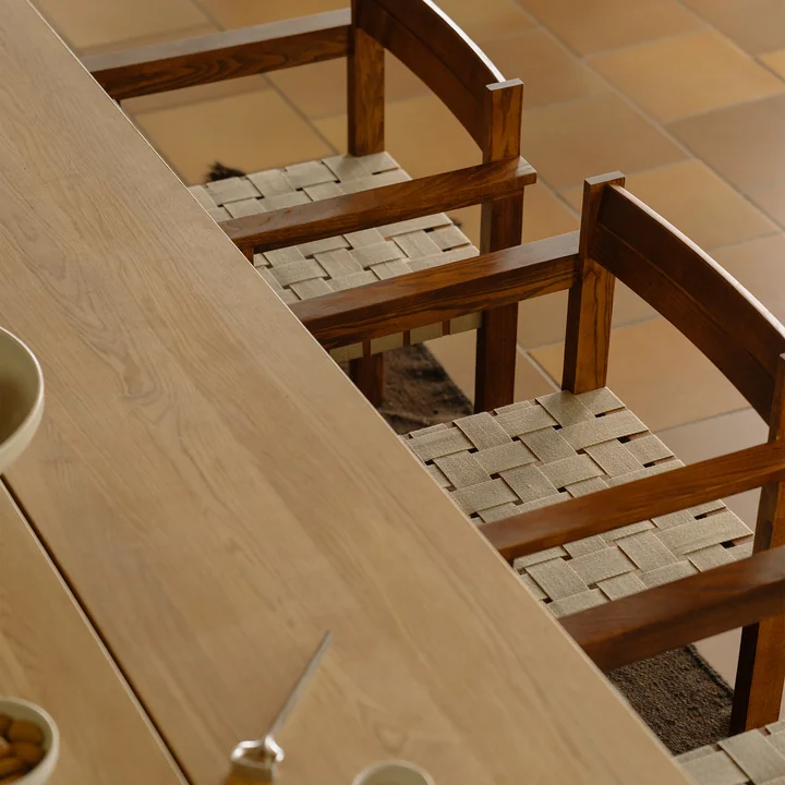 Frama - Symmetry armchair, ash honey / oat