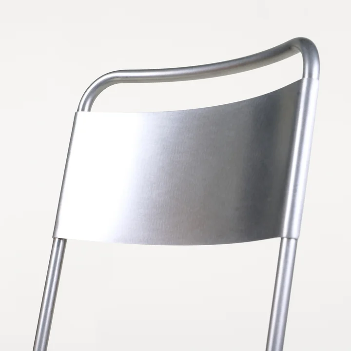 Frama - Petit Rond chair, brushed stainless steel