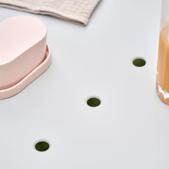 TipToe - Panorama Table, chalk gray