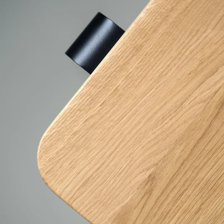 TipToe - LOU bench, oak / graphite black