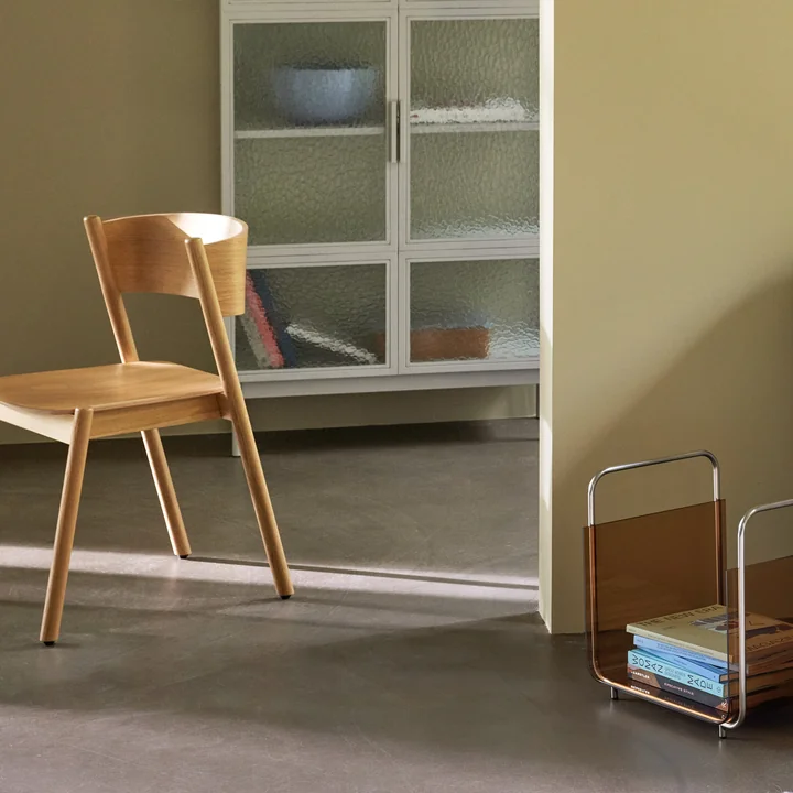 Hübsch Interior - Oblique Chair, oak / natural