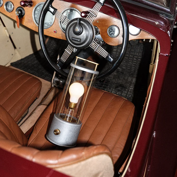 Tala - The Rugged Muse rechargeable table lamp, aluminum raw