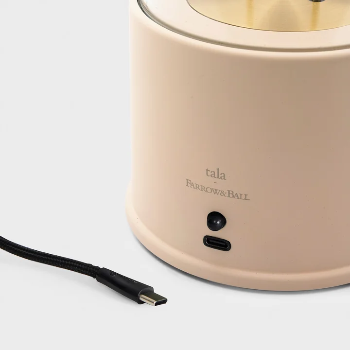 Tala - The Muse Rechargeable table lamp, setting plaster pink ( Tala x Farrow & Ball)