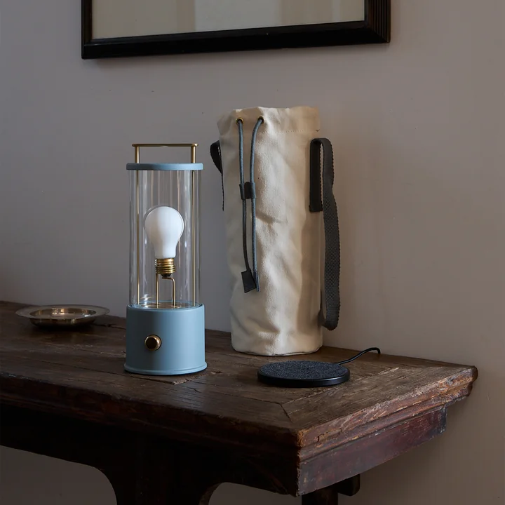 Tala - The Muse Rechargeable table lamp, selvedge blue ( Tala x Farrow & Ball)