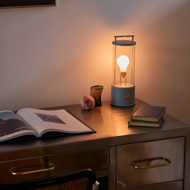 Tala - The Muse Rechargeable table lamp, selvedge blue ( Tala x Farrow & Ball)