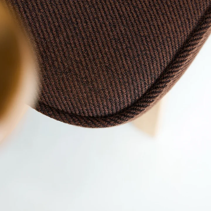 Hübsch Interior - Haze lounge chair, natural oak / dark brown