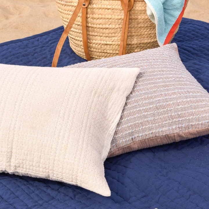 Hübsch Interior - Haikei cushion, 50 x 80 cm, light gray