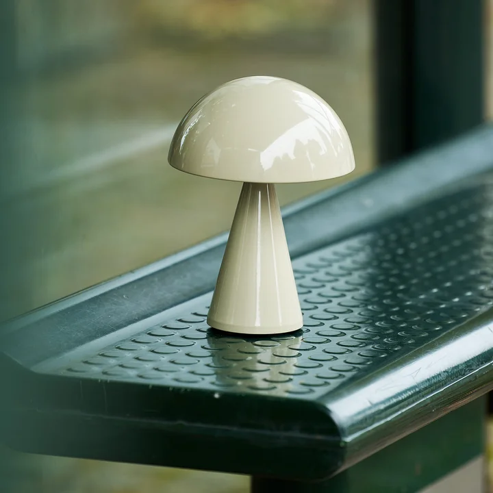 Hübsch Interior - Mush rechargeable table lamp, mini, sand
