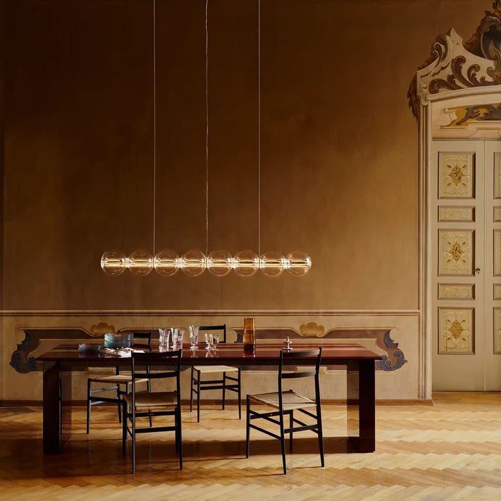 Flos - Luce Sferica S1 LED pendant light, transparent