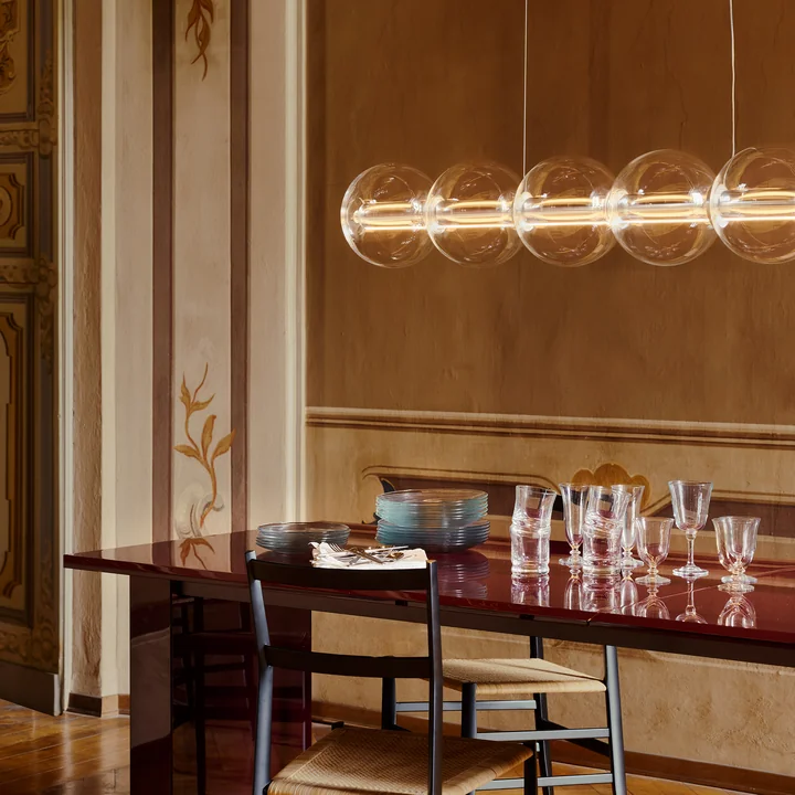 Flos - Luce Sferica S1 LED pendant light, transparent