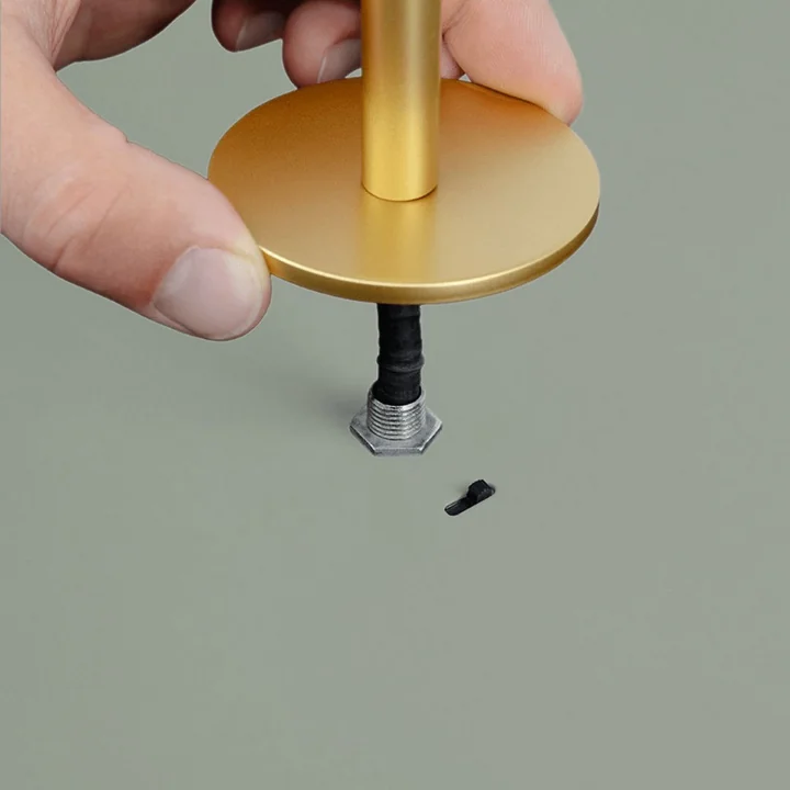 Umage - Asteria Plus Mini LED pendant light, brass / olive, close up