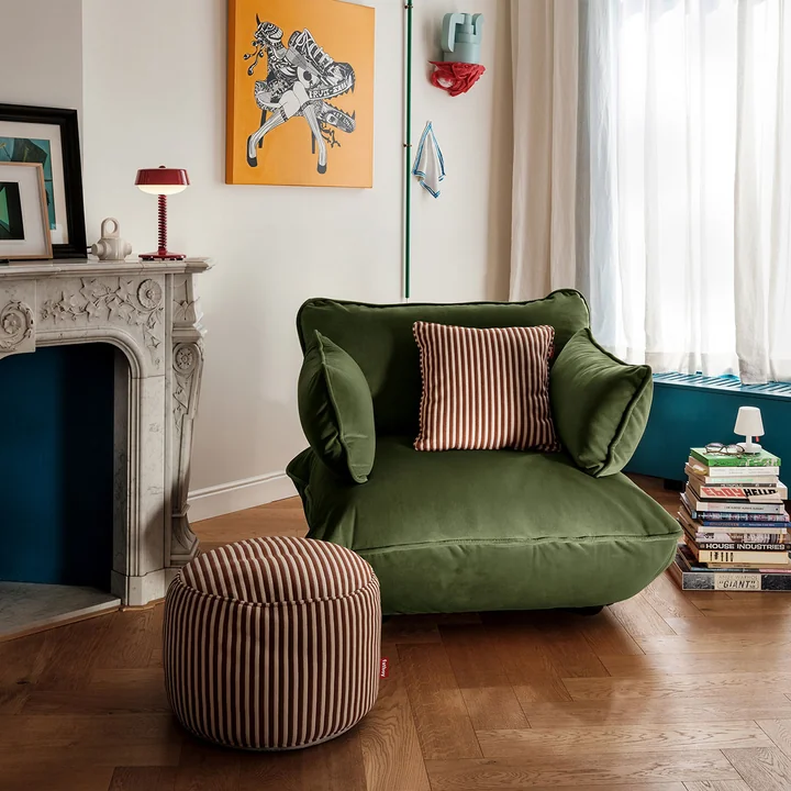 Fatboy - Sumo Armchair, deep green (velvet)
