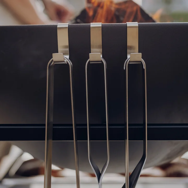 höfats - Barbecue cutlery set (3-piece), stainless steel