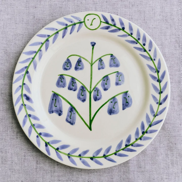 HAY - La Pittura Plate Ø 24 cm, bluebells