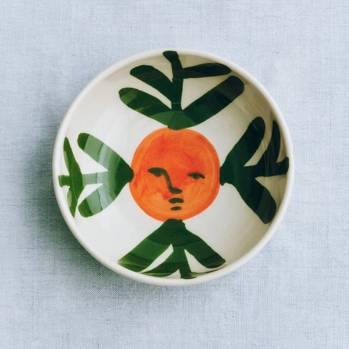 HAY - La Pittura Bowl Ø 12 cm, pomelo face vine