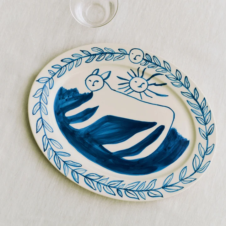 HAY - La Pittura Serving platter, oval, charlotte