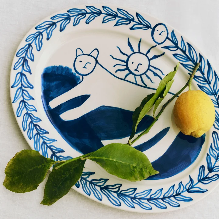 HAY - La Pittura Serving platter, oval, charlotte