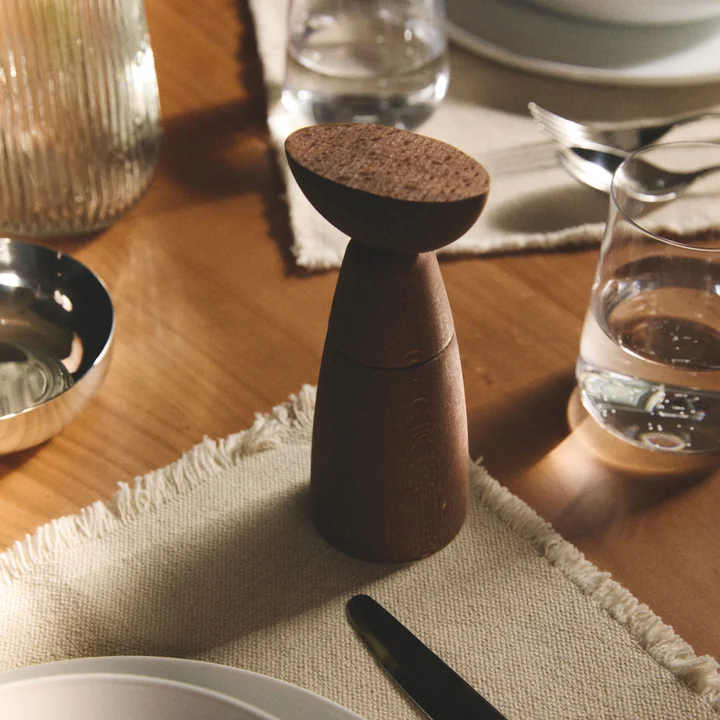 Alessi - Oaxaca Salt/pepper and spice mill, brown stained beech