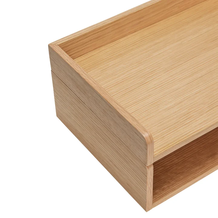 Hübsch Interior - Afour desk organizer, 33 x 22 cm, natural oak