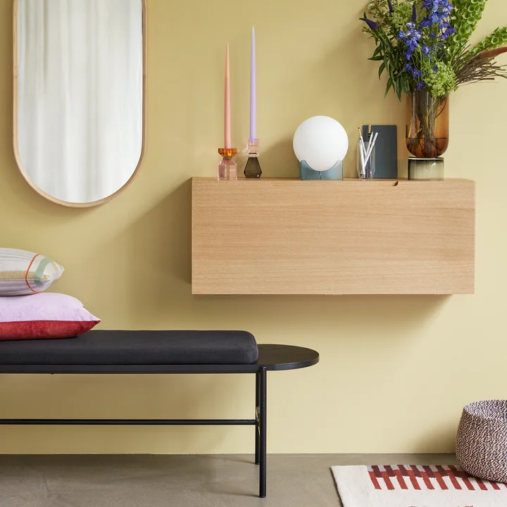 Hübsch Interior - Collect Shoe cabinet, L100 cm, oak