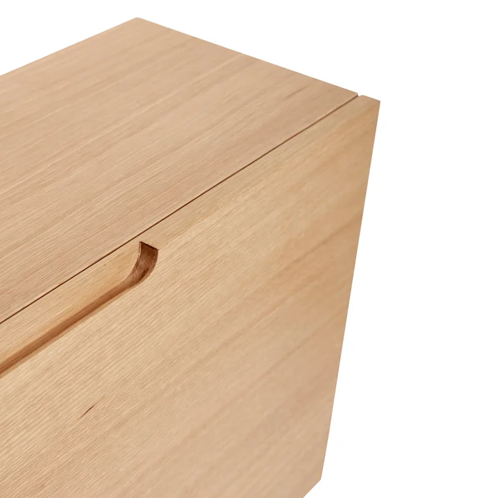 Hübsch Interior - Collect Shoe cabinet, L100 cm, oak