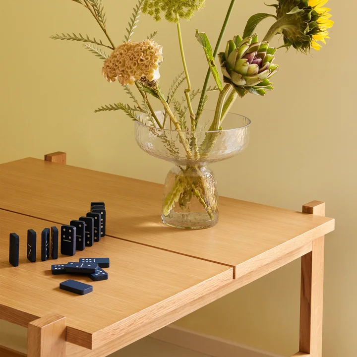 Hübsch Interior - Dash Coffee table, 80 x H 47 cm, natural oak
