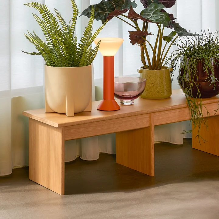 Hübsch Interior - Doppio Shelf, 99 x 30 cm, natural oak