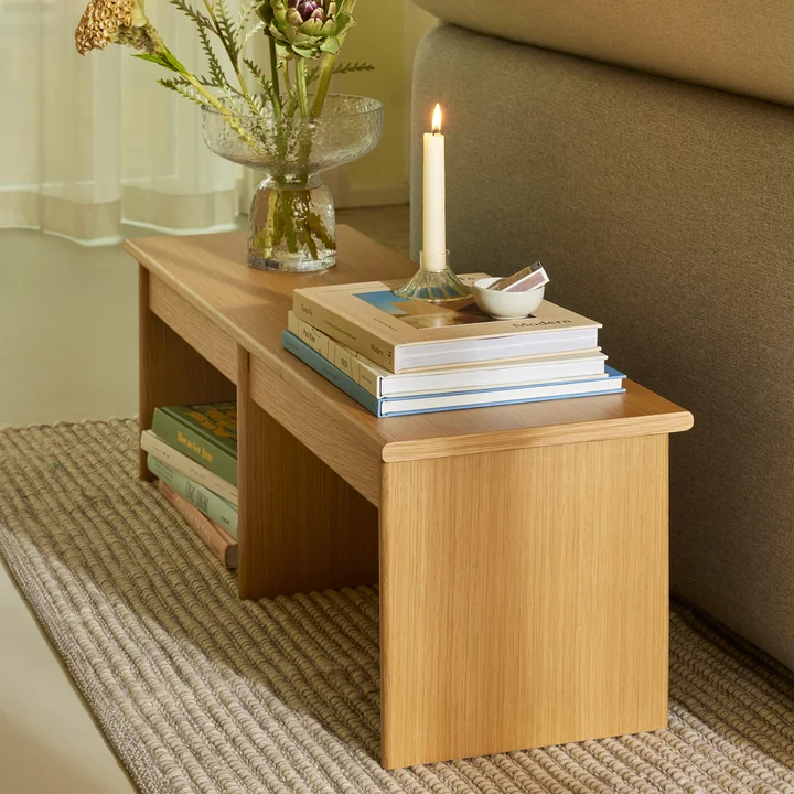 Hübsch Interior - Doppio Shelf, 99 x 30 cm, natural oak